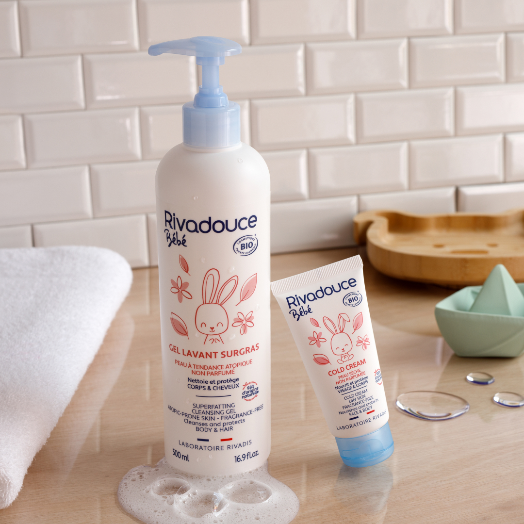 Gel lavant surgras Rivadouce Bébé certifié Bio - 500ml image number 0